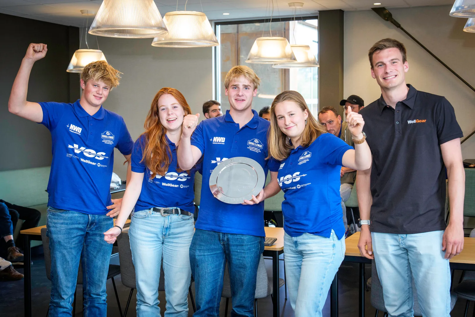 De Lelystadse Boer tijdens de prijsuitreiking van de 24 uur Waterstof Challenge